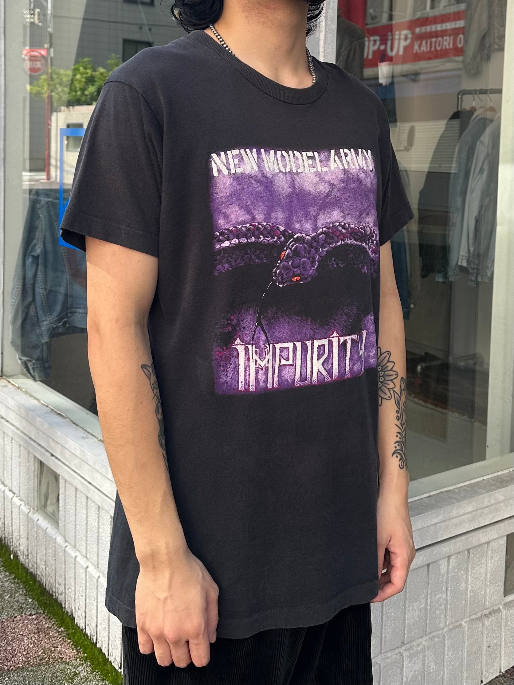 90's NEW MODEL ARMY「IMPURITY 1990」バンドTシャツ