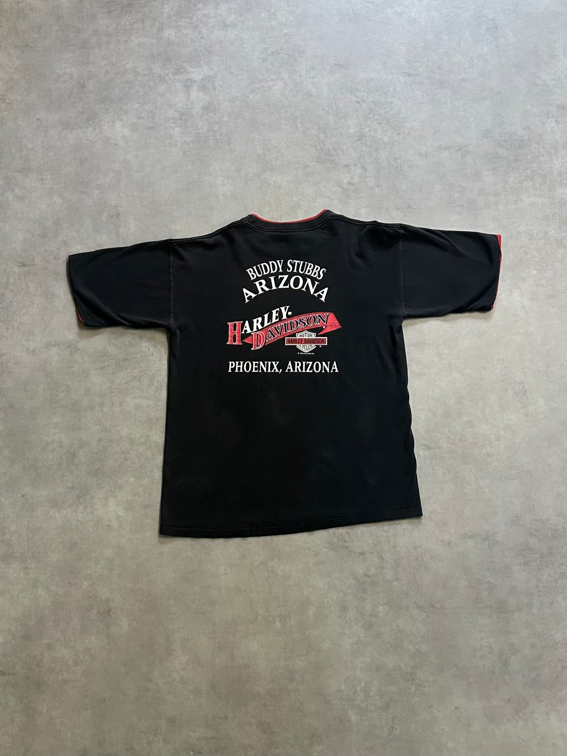 90's HARLEY-DAVIDSON「MOTORCYCLES」USA製 ハーレーダビッドソンT