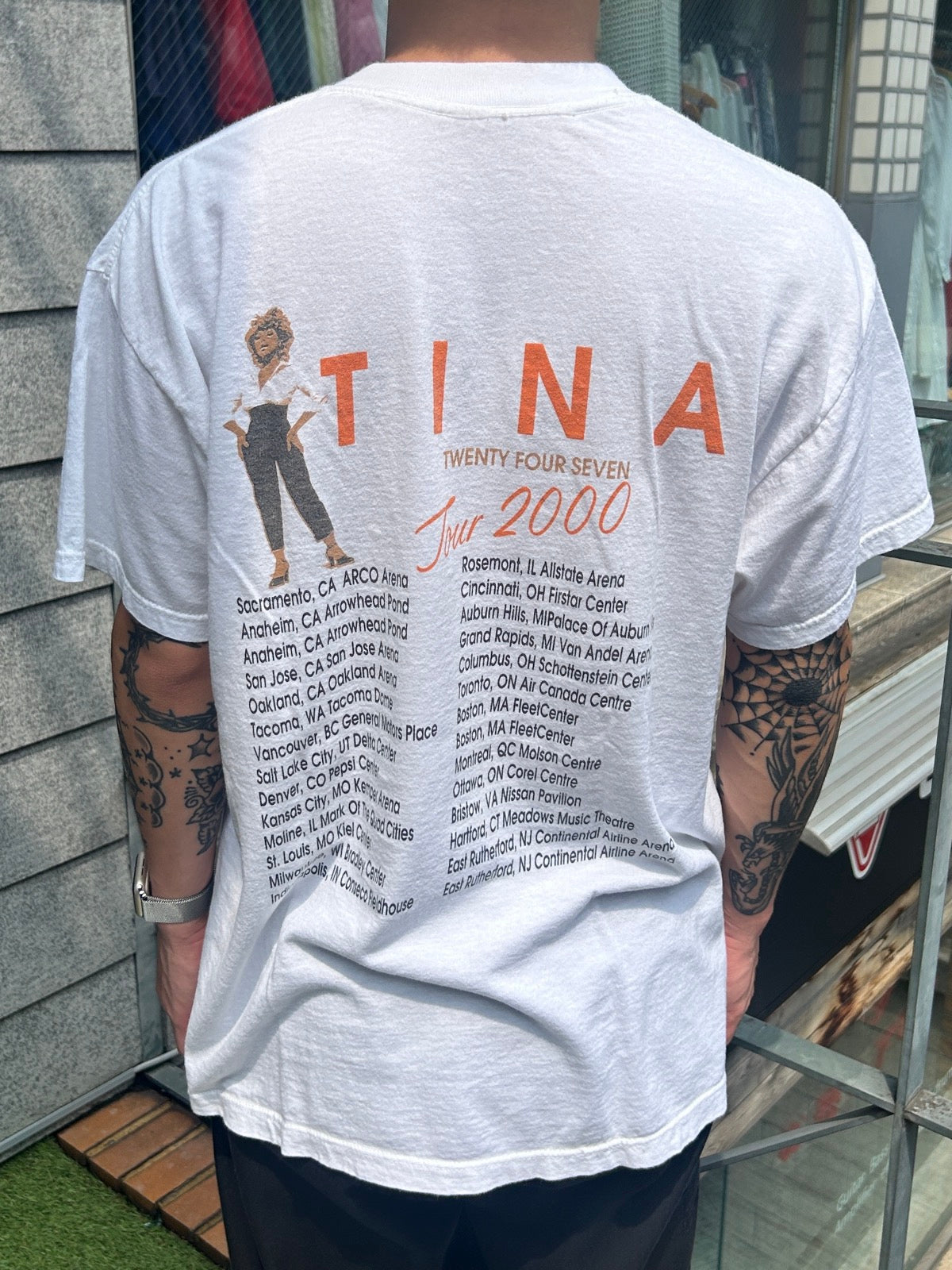00's TINA TURNER「TWENTY FOUR SEVEN TOUR 2000」バンドTシャツ