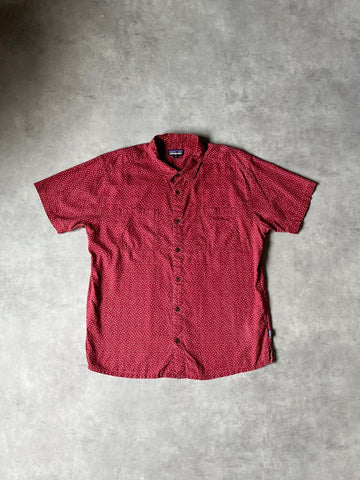 10's PATAGONIA「Back Step Shirt」総柄シャツ