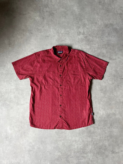 10's PATAGONIA「Back Step Shirt」総柄シャツ