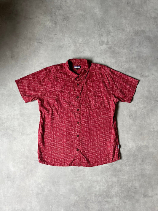 10's PATAGONIA「Back Step Shirt」総柄シャツ
