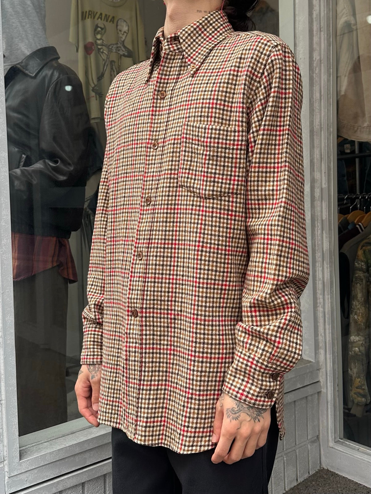 80's PENDLETON USA製  ガンクラブチェックシャツ　