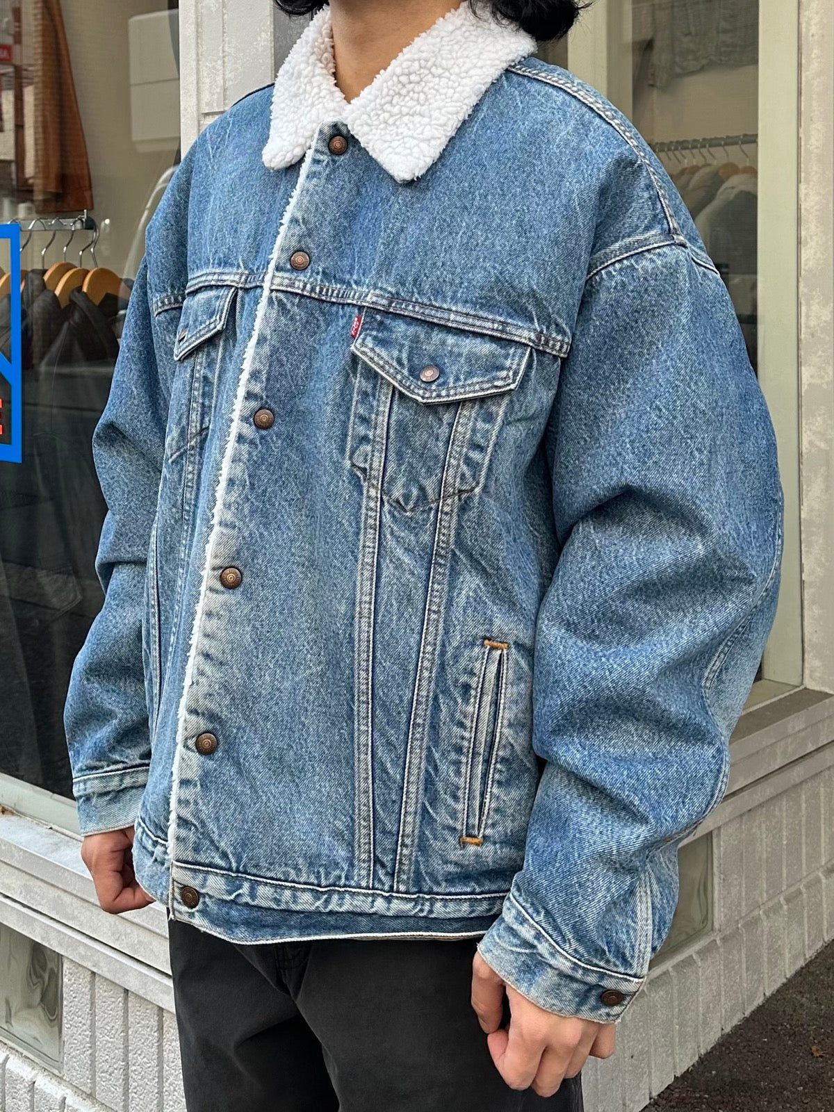 90's LEVI’S「70609-0216」デニムボアジャケット