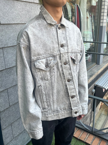 80's~90's Levi's「70507」先染めブラック USA製 デニムジャケット