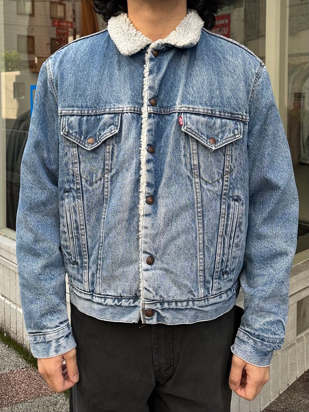 80's LEVI’S「4th type」デニムボアジャケット