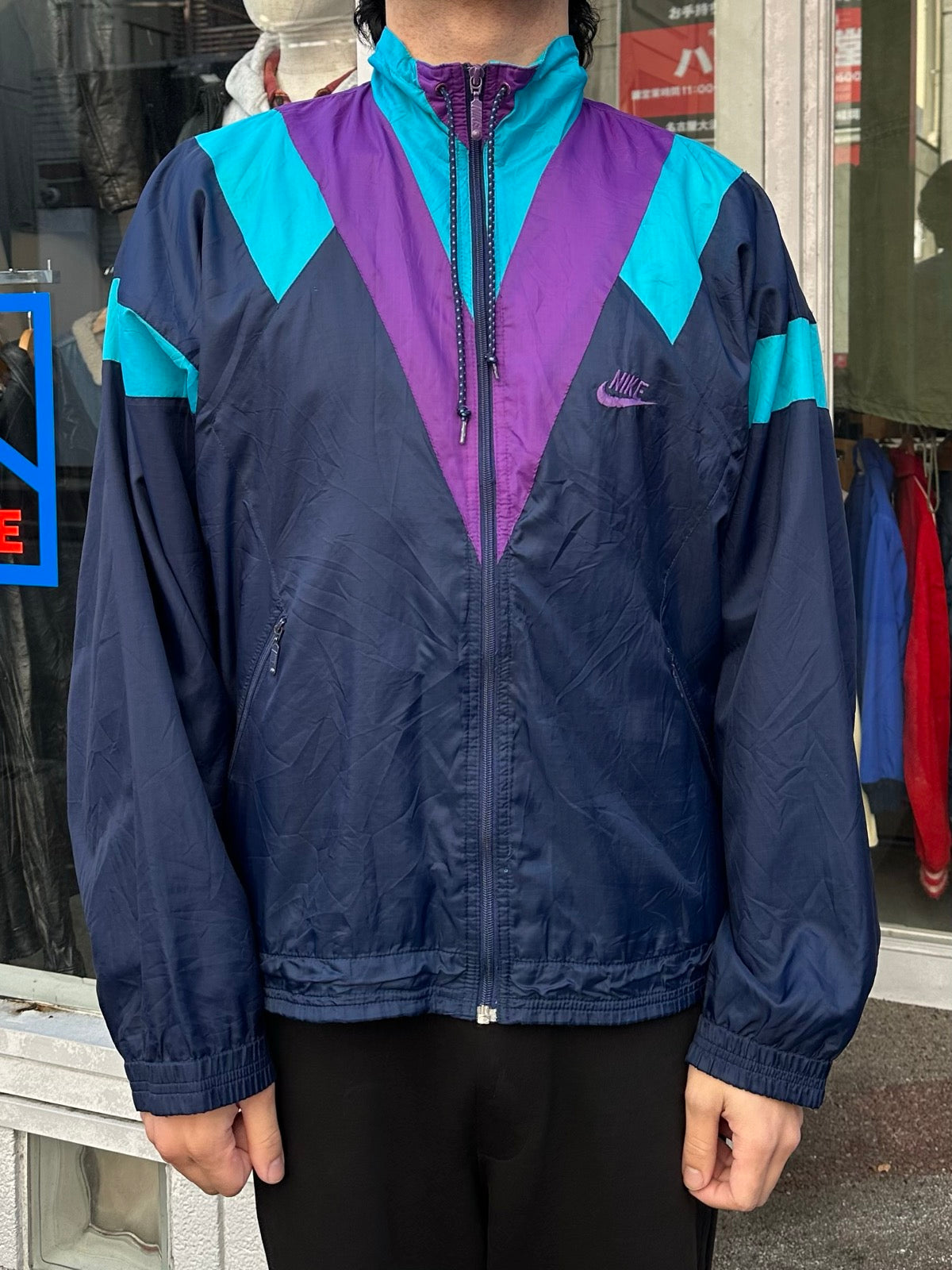 90's NIKE「silver tag」ナイロンジャケット