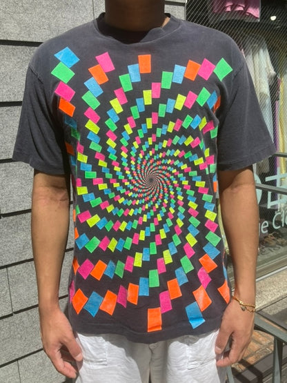 90's「WILD OATS PSYCHEDELIC」USA製 グラフィックTシャツ