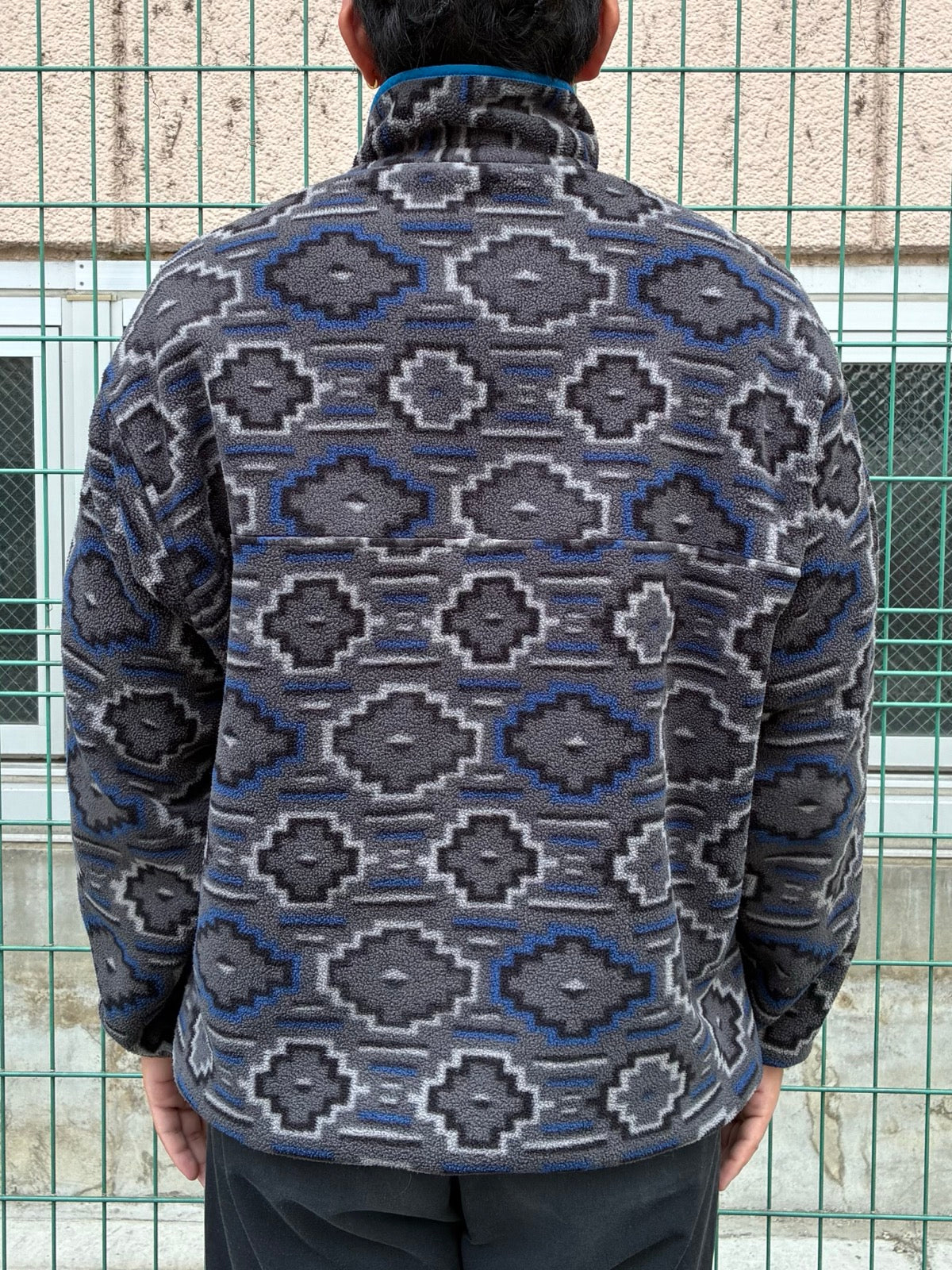 10's PATAGONIA Synchilla Snap-T「ヤナバ柄」フリースプルオーバー