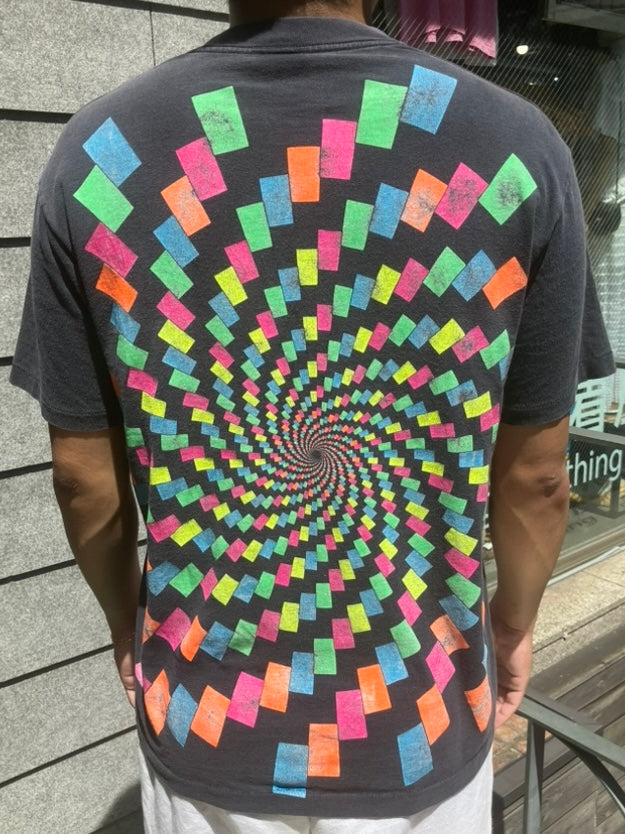 90's「WILD OATS PSYCHEDELIC」USA製 グラフィックTシャツ
