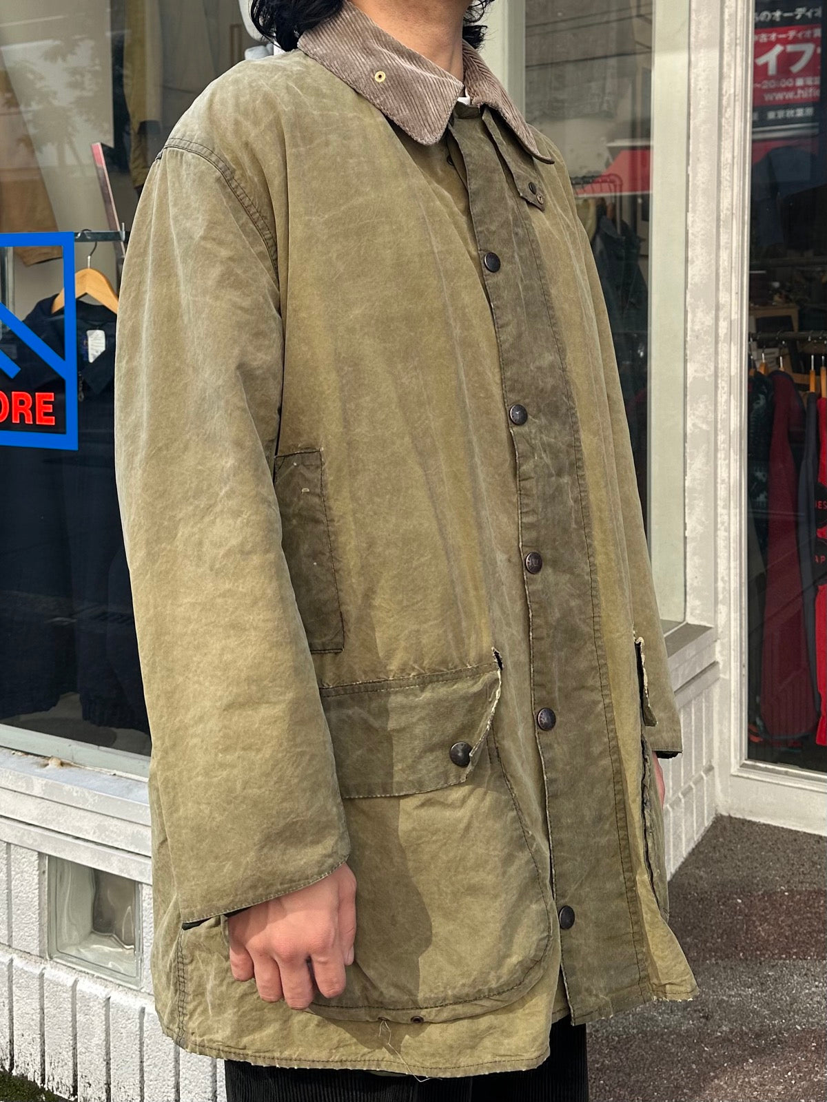 90's BARBOUR「BORDER」オイルドジャケット