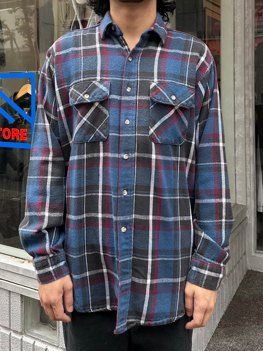 80's FIVE BROTHER USA製 フランネルシャツ