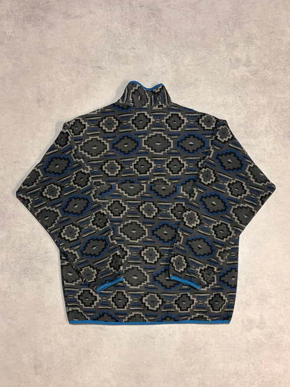 10's PATAGONIA Synchilla Snap-T「ヤナバ柄」フリースプルオーバー