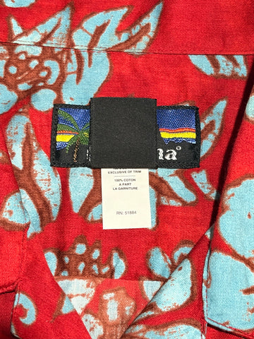 00's PATAGONIA「Pataloha」ハイビスカス柄　アロハシャツ