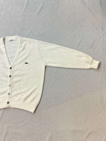 80s IZOD LACOSTE「USA製」アクリルカーディガン