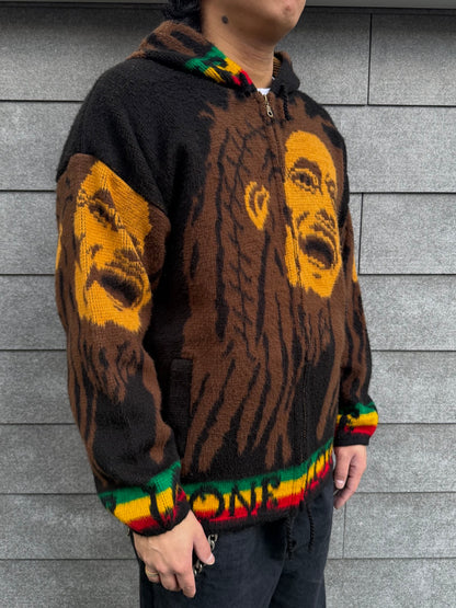 90's「Bob Marley」ジップパーカー