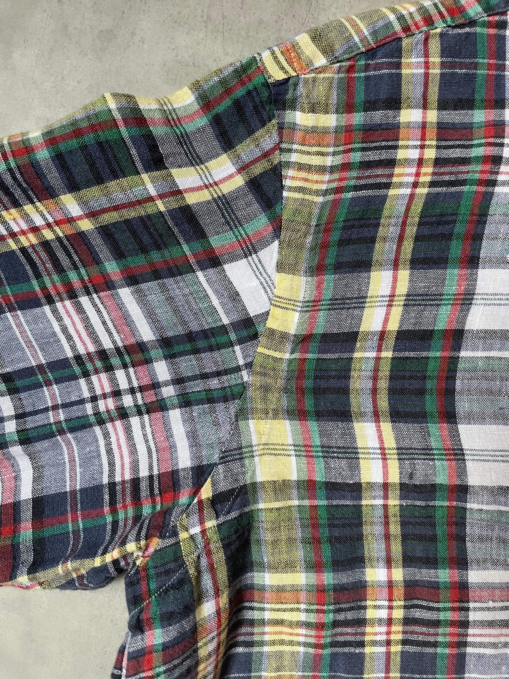 00's RALPH LAUREN「CUSTOM FIT」長袖チェックシャツ