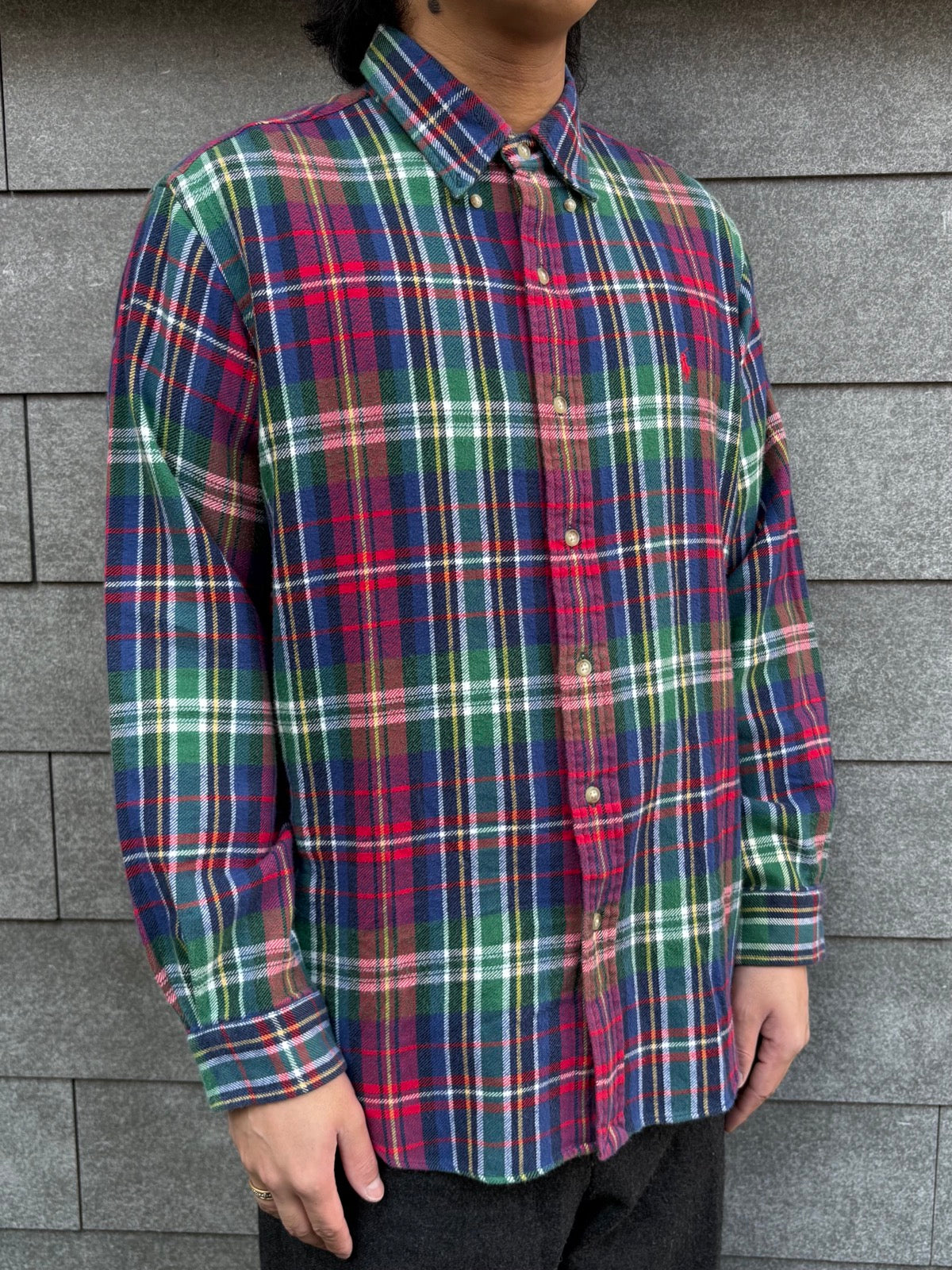 90's RALPH LAUREN「CUSTOM FIT」チェックシャツ