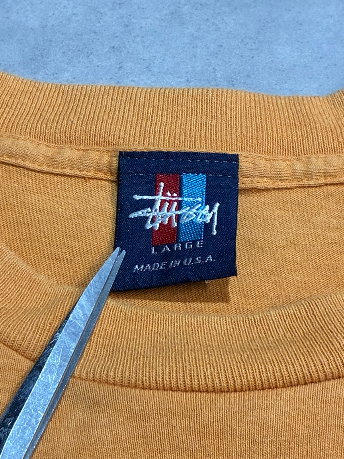 90's STUSSY「Aloha Nui」USA製 スケートTシャツ
