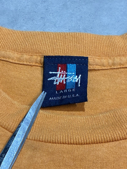 90's STUSSY「Aloha Nui」USA製 スケートTシャツ