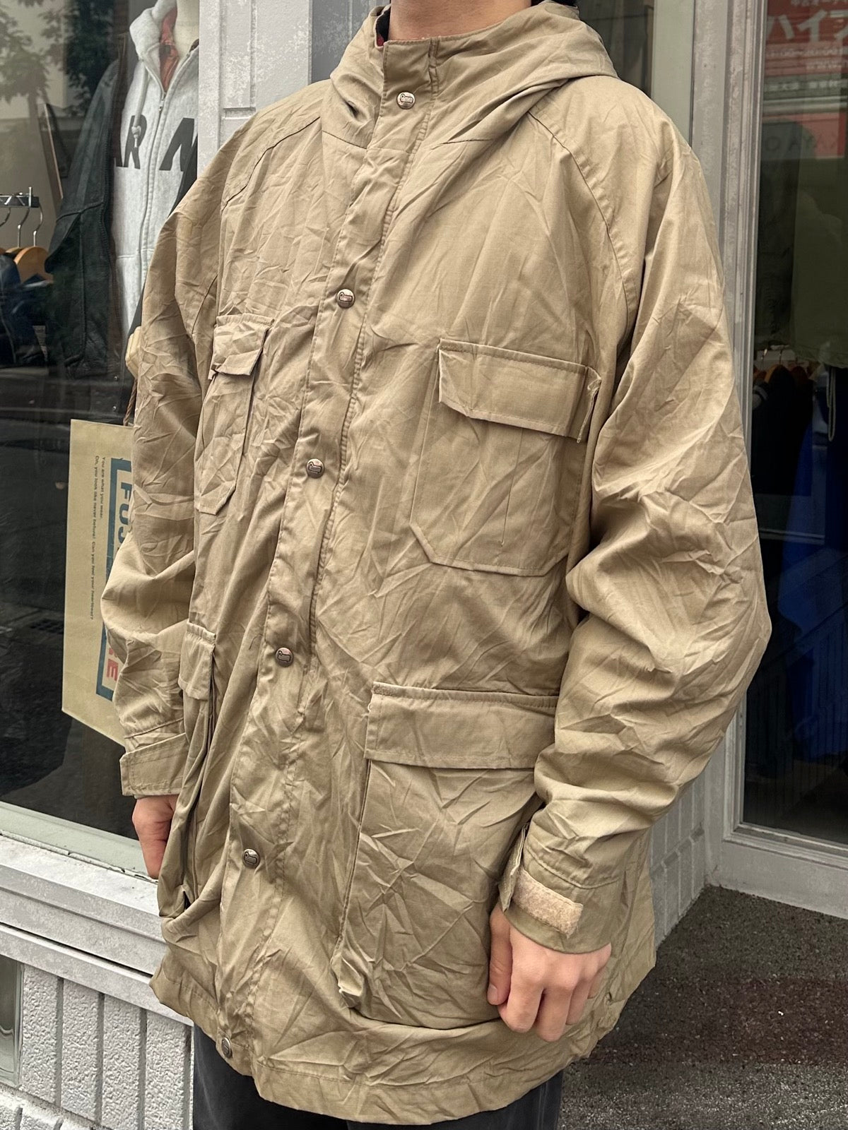 70's WOOLRICH「４P」ウールマウンテンパーカー　