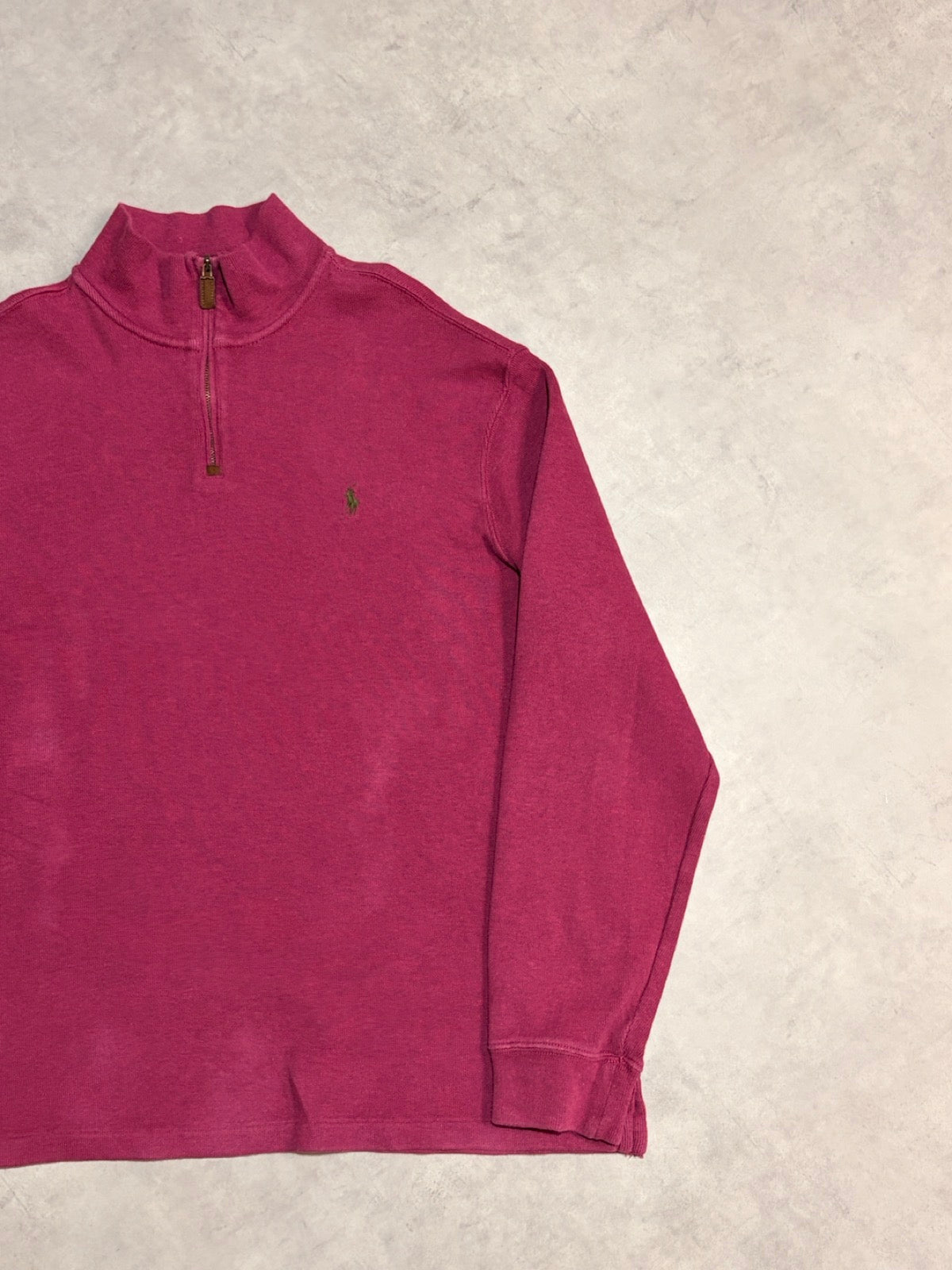 RALPH LAUREN ハーフジップニット
