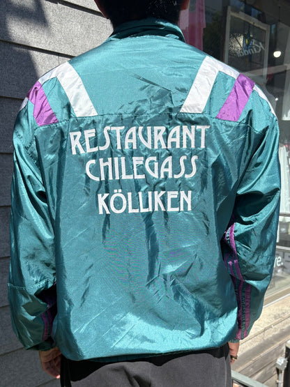 90's adidas「handball team」ナイロンジャケット