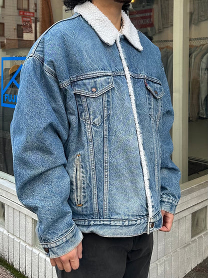 90's LEVI’S「70609-0216」デニムボアジャケット