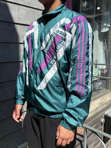 90's adidas「handball team」ナイロンジャケット