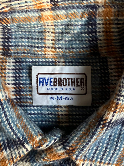80's FIVE BROTHER USA製 ネルシャツ