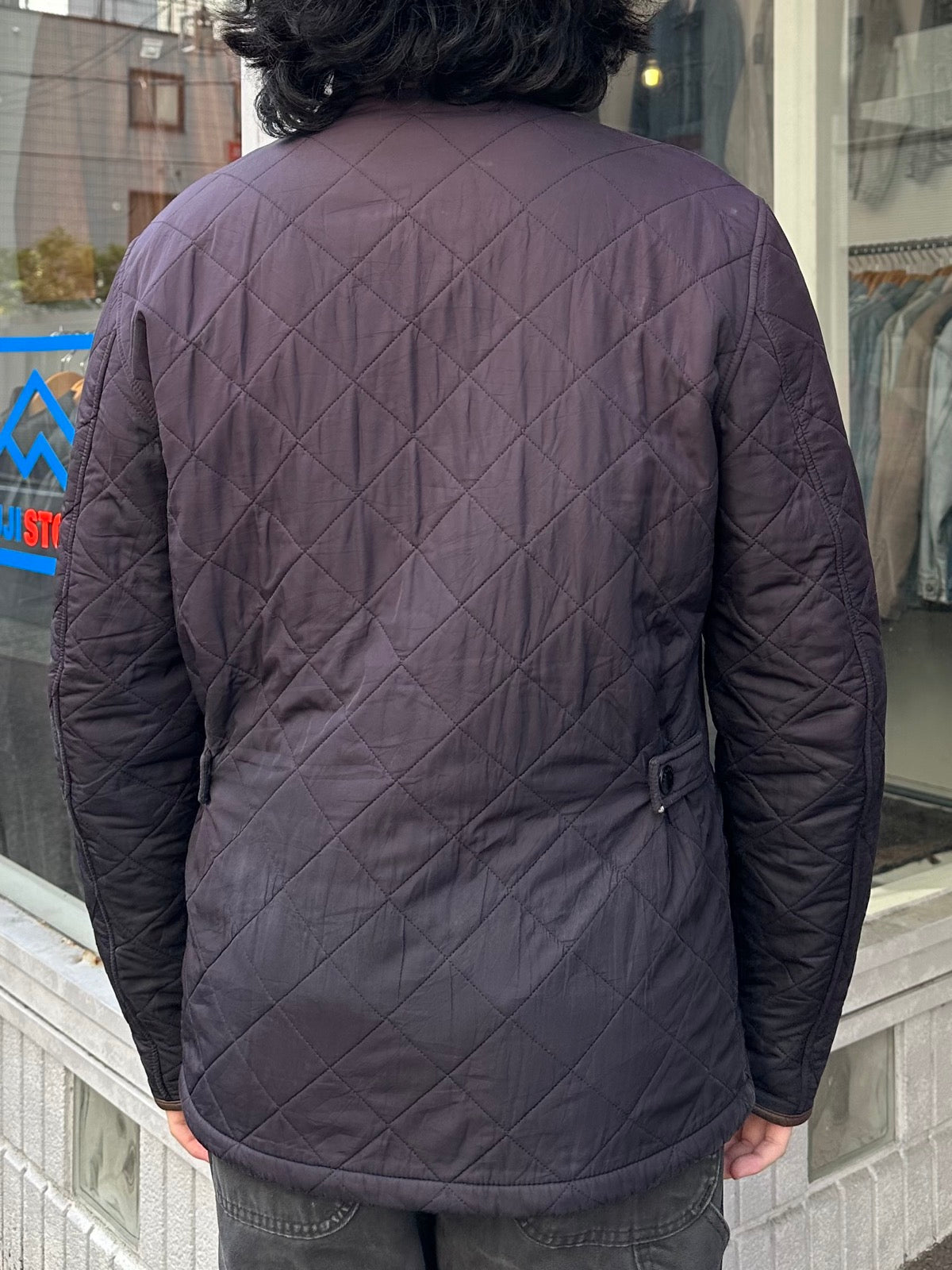 00's BARBOUR「Powell Polarquilt」キルティングジャケット – FUJI
