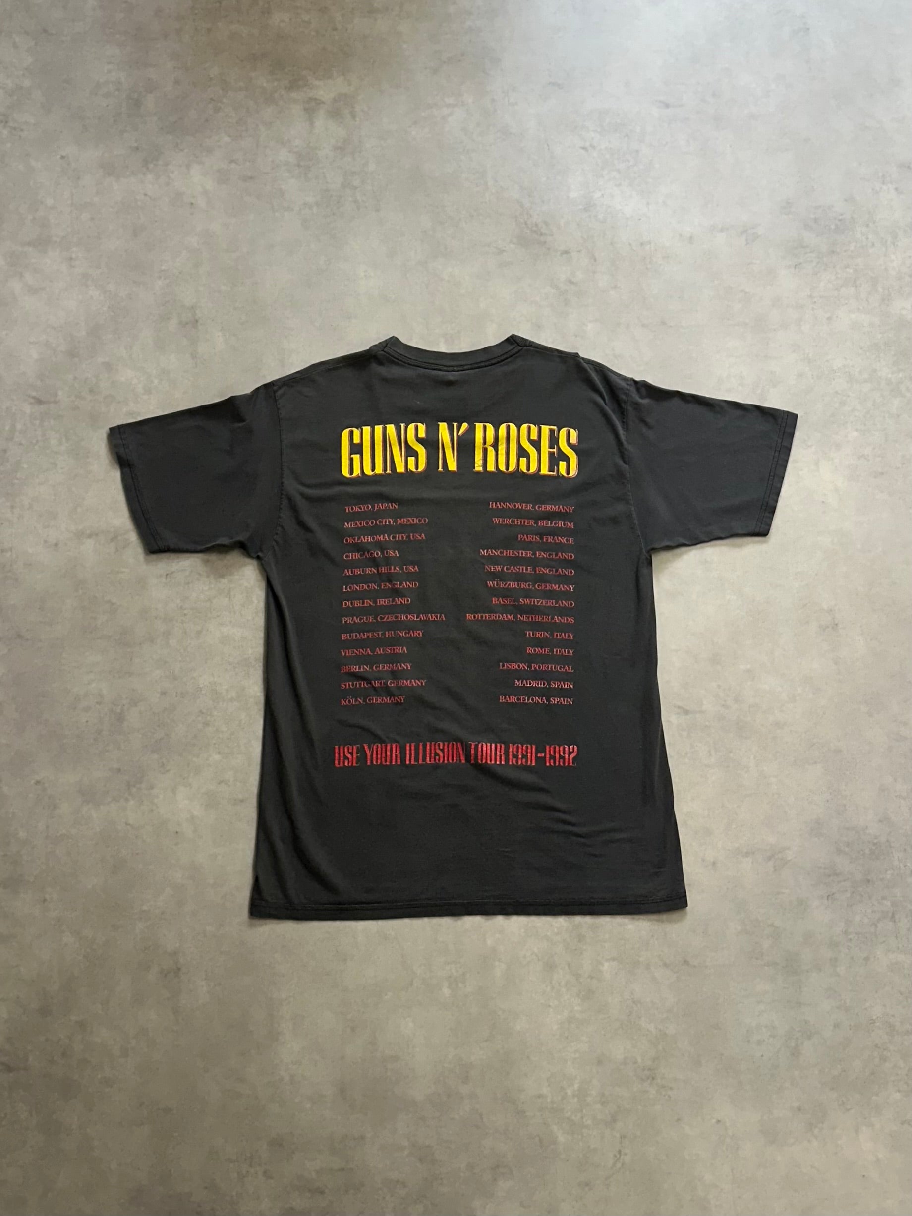 90's GUNS N ROSES「Use Your Illusion Tour」バンドTシャツ – FUJI