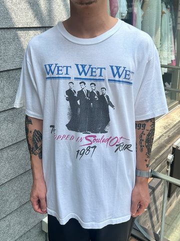 80's WET WET WET「POPPED IN SOULED OUT TOUR 1987」バンドTシャツ