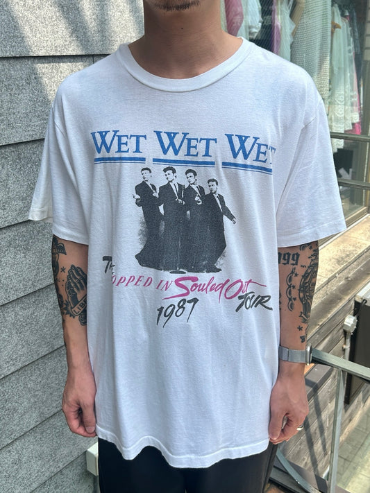 80's WET WET WET「POPPED IN SOULED OUT TOUR 1987」バンドTシャツ