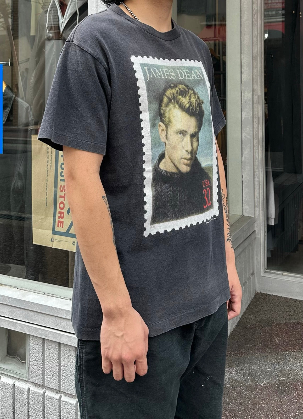 90’s JAMES DEAN「USPS Stamp」アーティストTシャツ