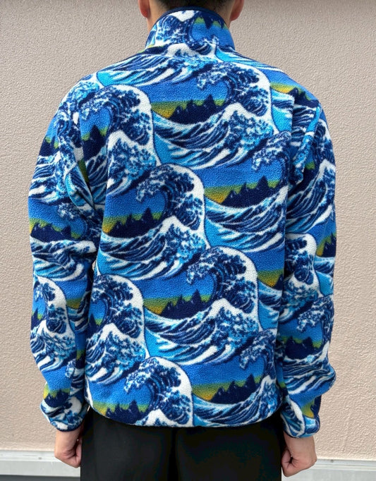 10's PATAGONIA「神奈川沖浪裏」SYNCHILLA Snap-T フリースプルオーバー