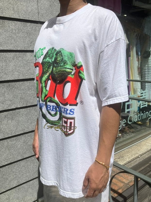 00's「BUDWEISER NASCAR」 グラフィックTシャツ