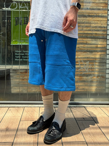 REMAKE  SWEATS DOUBLE KNEE SHORTS