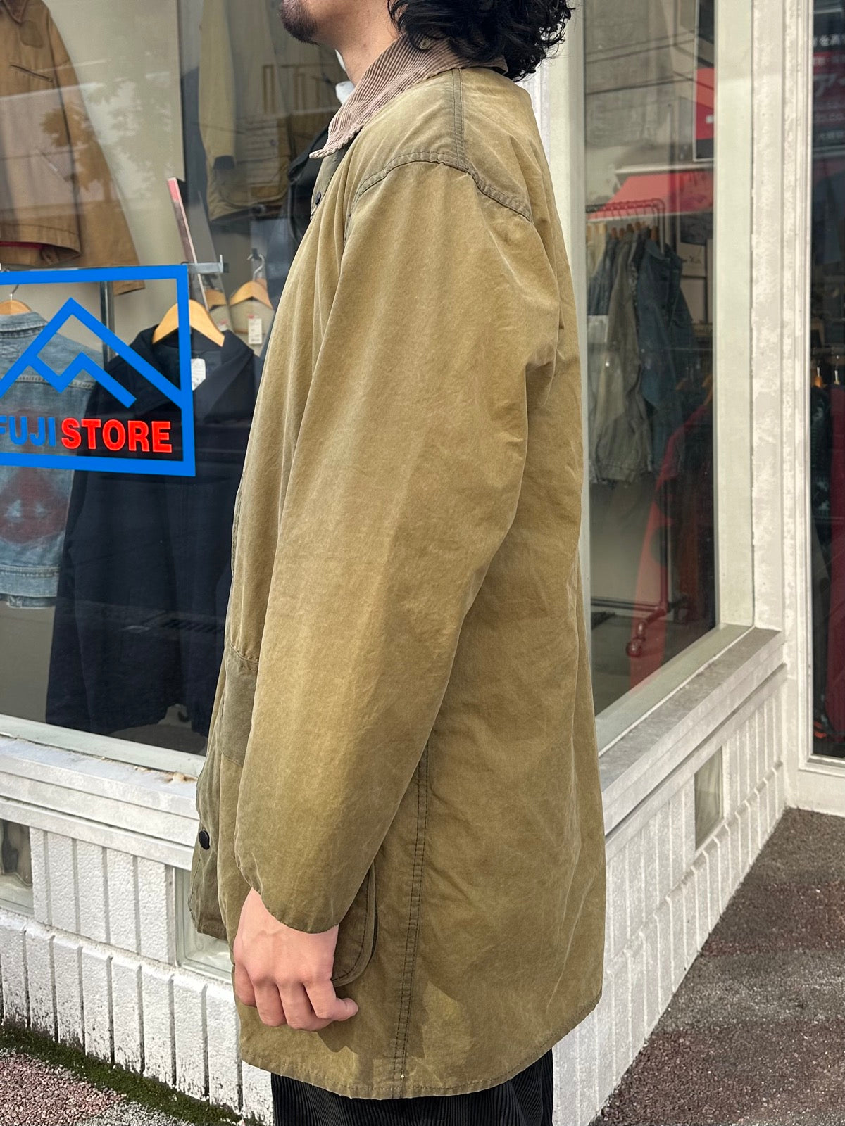 00's BARBOUR「BORDER」オイルドジャケット