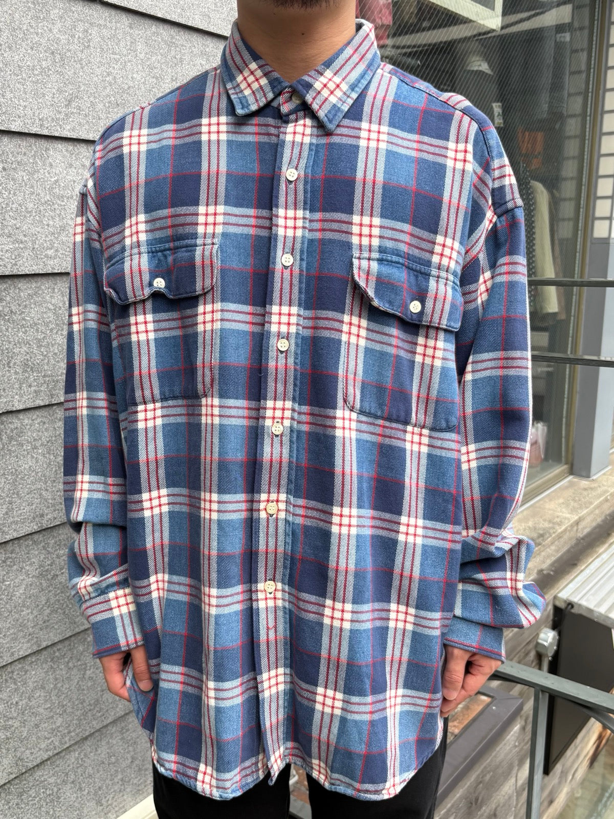 90's「OLD GAP」ネルシャツ