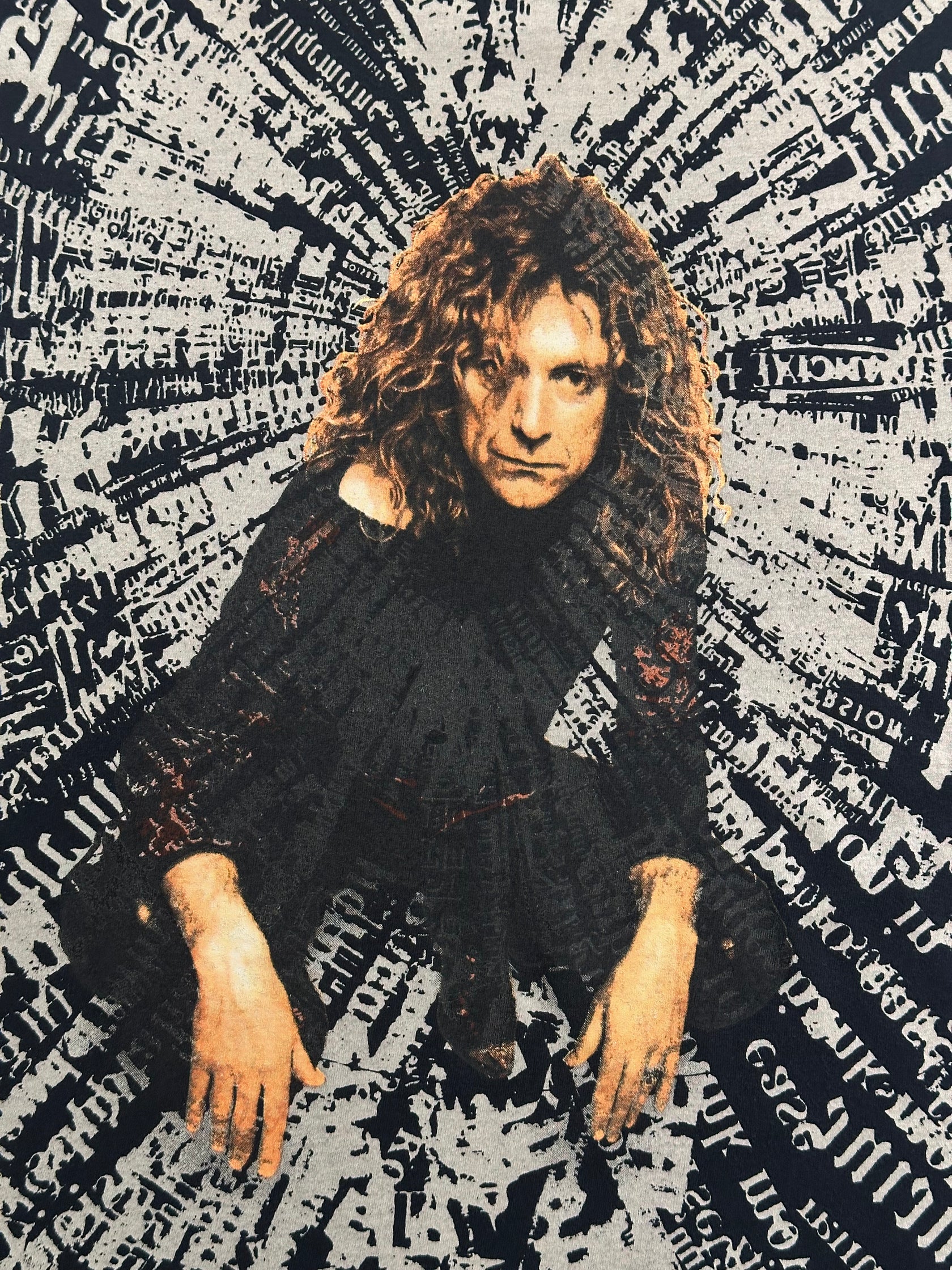 90's ROBERT PLANT「OVER PRINT」バンドTシャツ