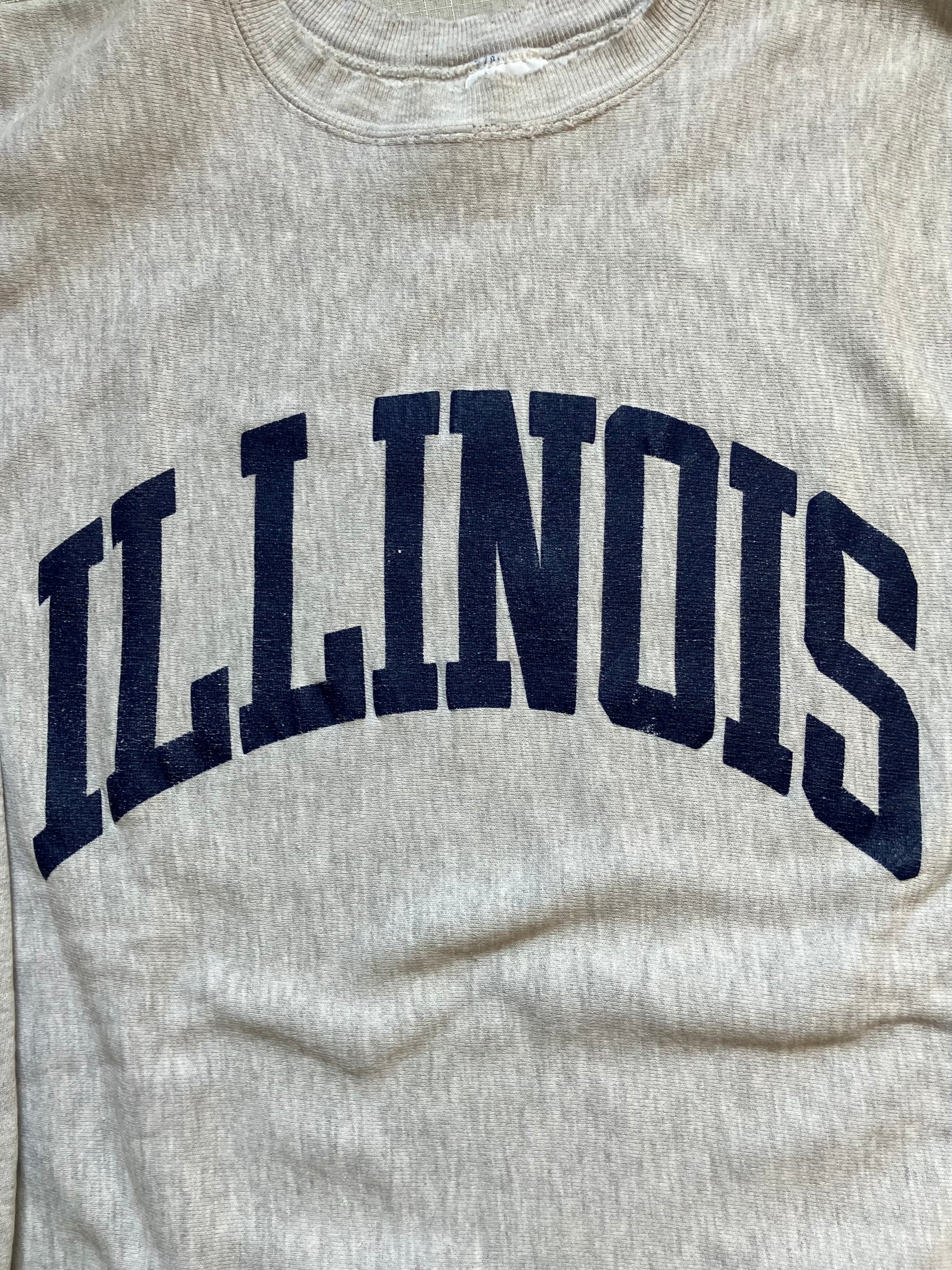 90's CHAMPION「ILLINOIS」Reverse Weave USA製 カレッジスウェット