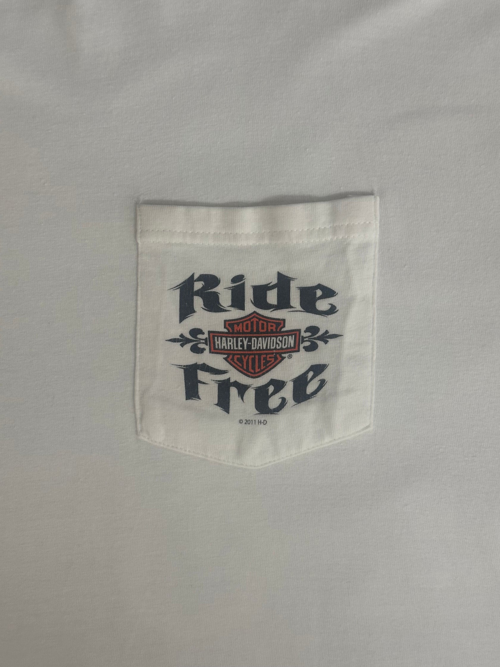 00's HARLEY DAVIDSON「Santafe」ハーレーロングTシャツ