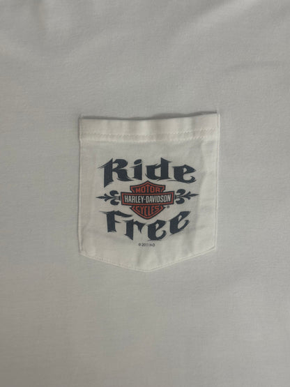 00's HARLEY DAVIDSON「Santafe」ハーレーロングTシャツ