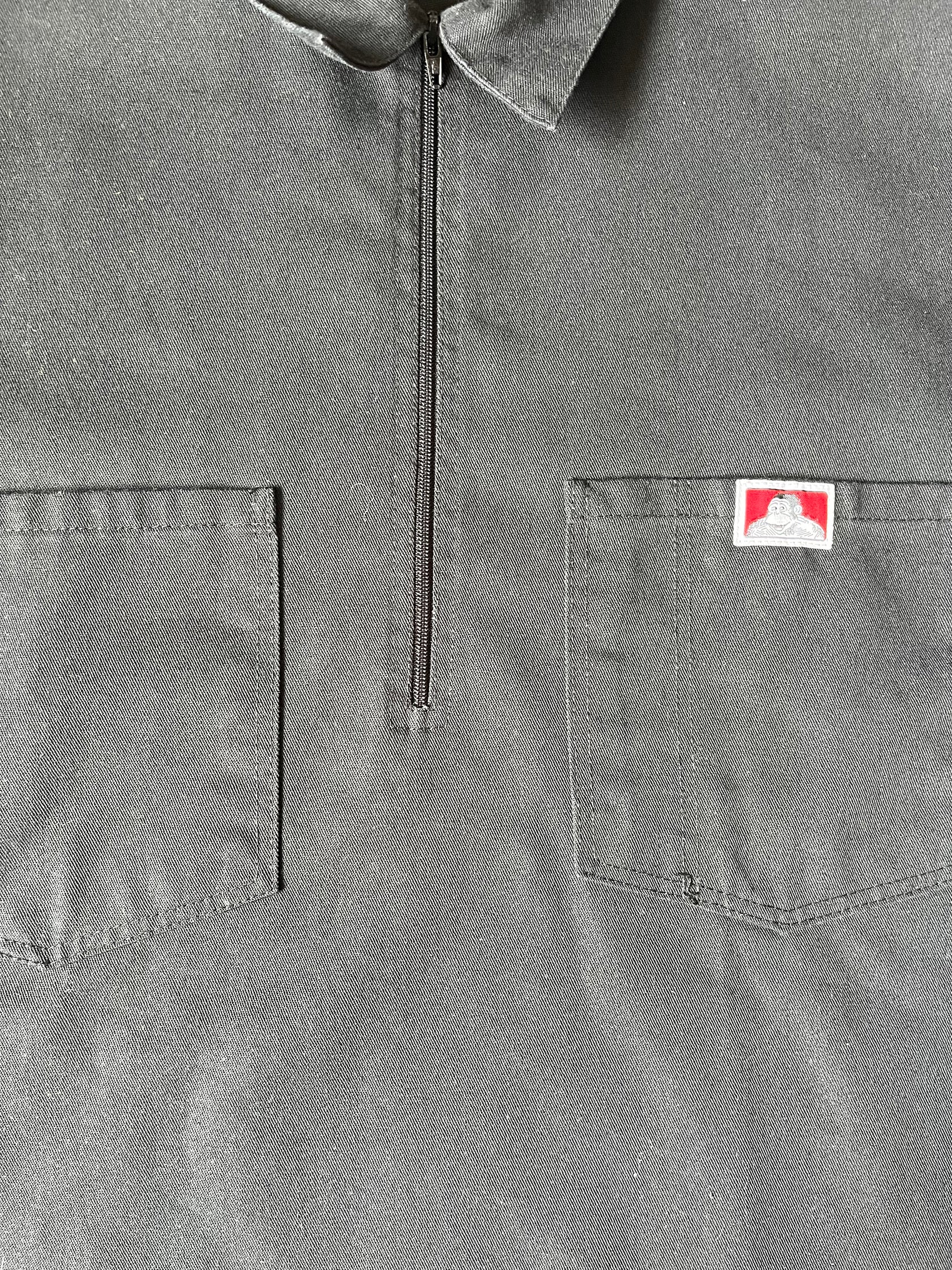 90'sBEN DAVIS USA製 ハーフジップワークシャツ
