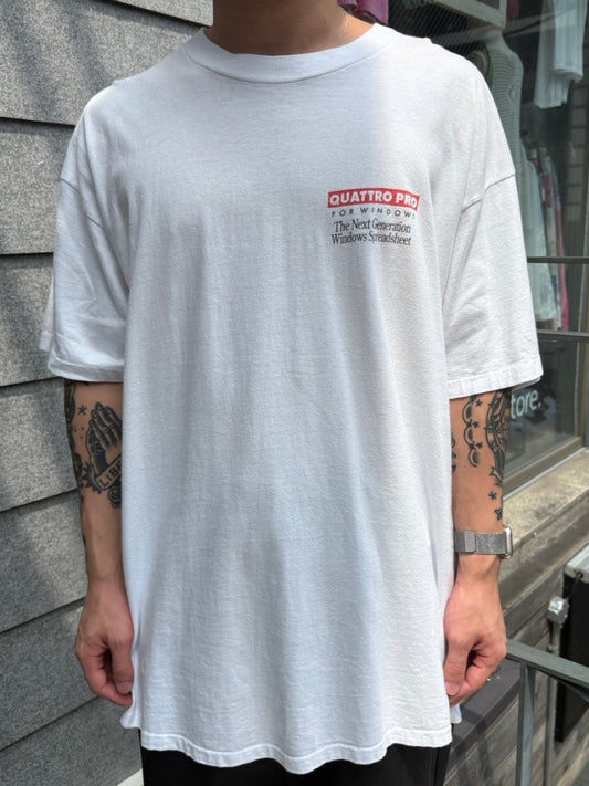 90's Corel「QUATTROO PRO」企業Tシャツ