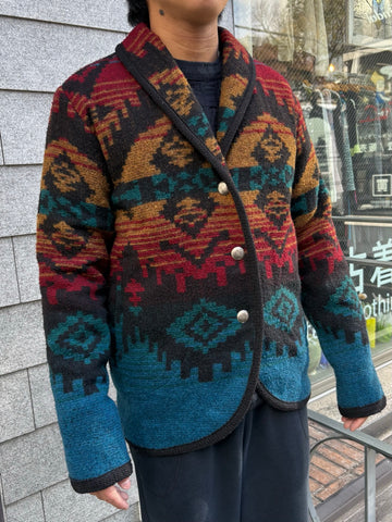 80's WoolRich「ネイティブ柄」USA製 ウールジャケット