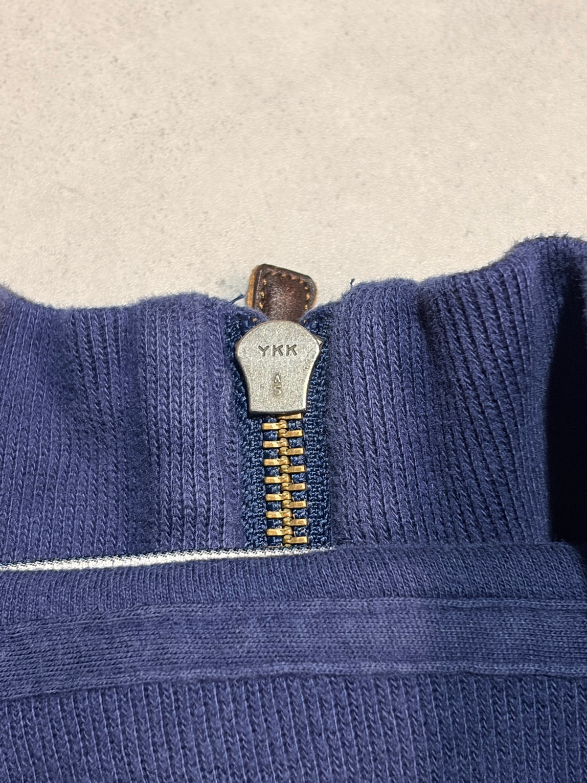 90's~00's POLO BY RALPH LAUREN「北マリアナ諸島製」ハーフジップニット