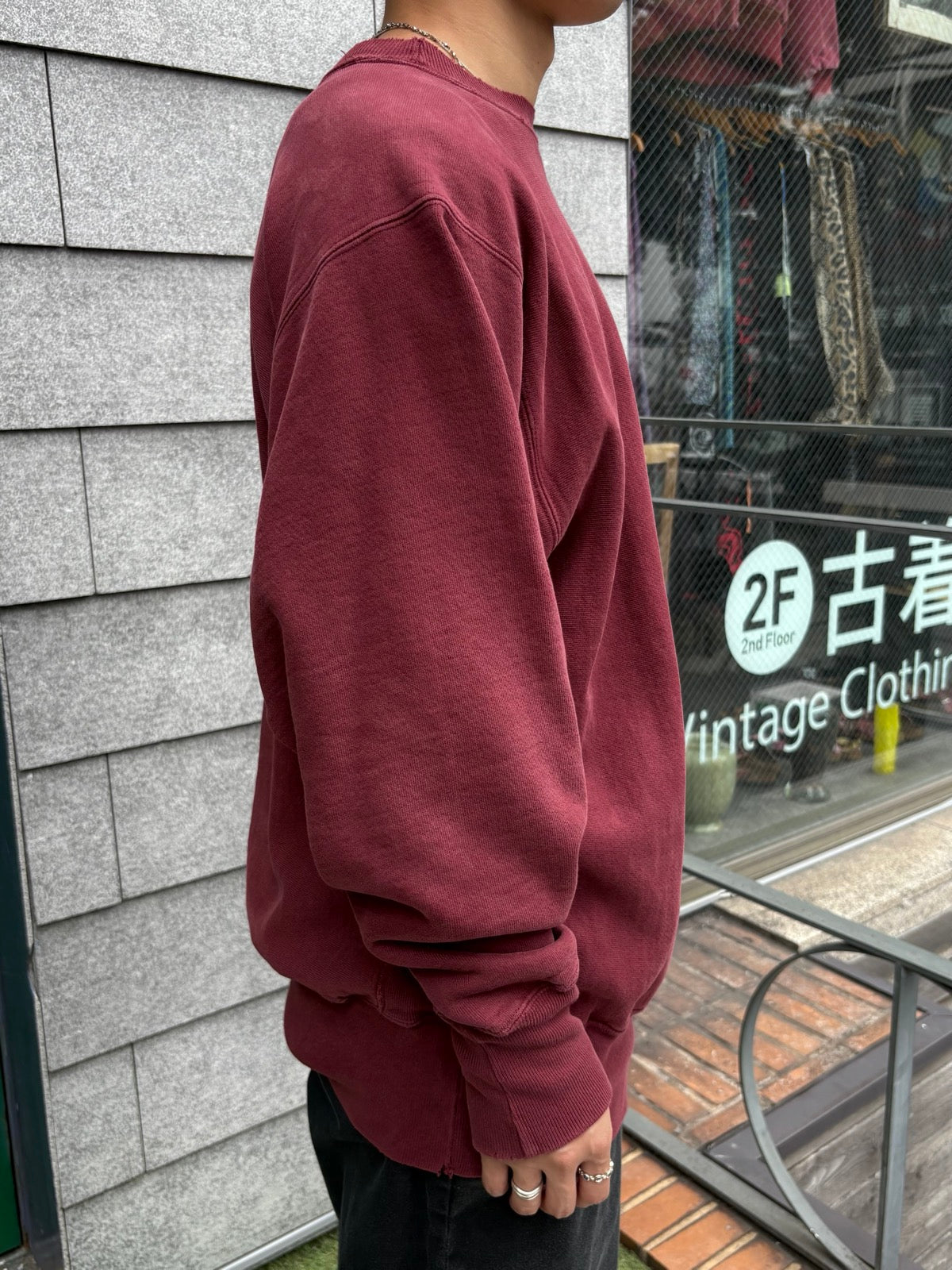 90's Champion「Reverse Weave」USA製 ワンポイントスウェット