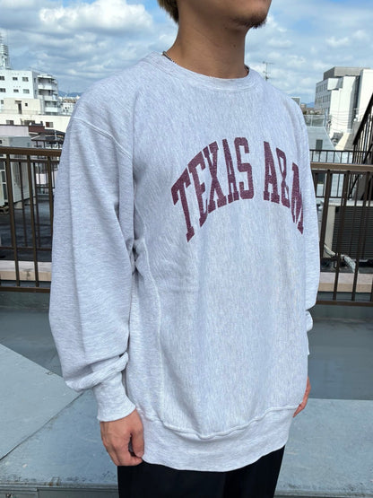 90's~00's CHAMPION「TEXAS A&M」Reverse Weave カレッジスウェット